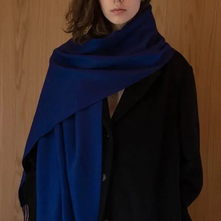 [BUNJANG] le17septembre Cashmere Muffler Royal Blue / le17septembre 르917 캐시미어 머플러 로얄블루