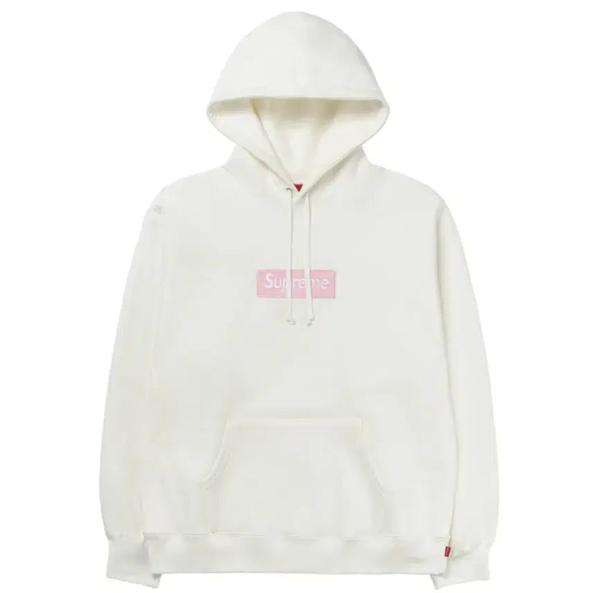 [BUNJANG] Supreme Box Logo Hoodie Sweatshirt White / 원가판매 미개봉 슈프림 박스로고 후드 스웨트셔츠 화이트 - 25FW