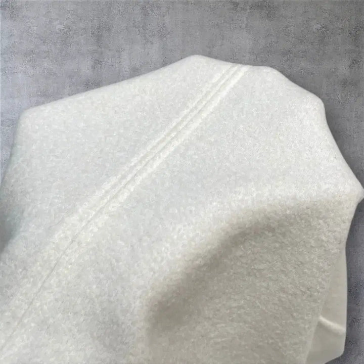 [BUNJANG] COS Ivory Boiled Wool Sweatshirt / 코스 COS 아이보리 버튼 디테일 보일드 울 스웨트 셔츠 S