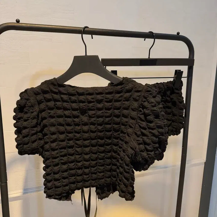 [SOLD OUT] 크롭 가디건 세트 블랙