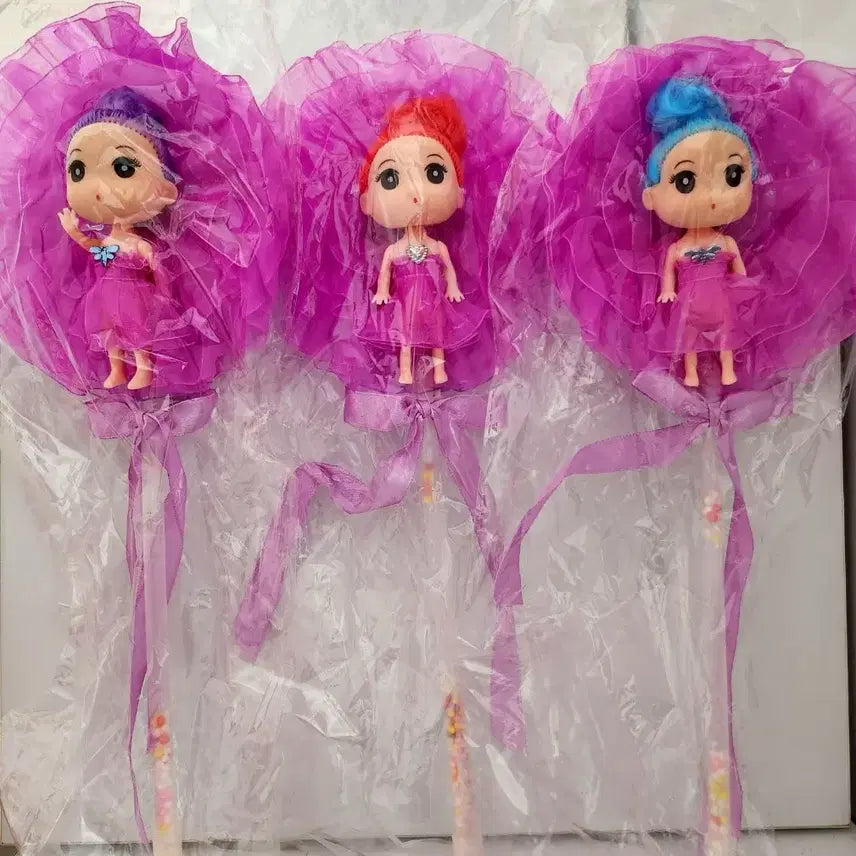 [BUNJANG] Princess Doll Figure with Light Wand / (5월 세일)공주 인형 피규어 불빛 요술봉