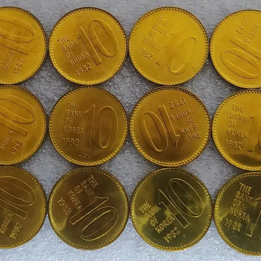 [BUNJANG] 1982 Korean 10 Won Coins / 1982년 10원 미사용주화 6개