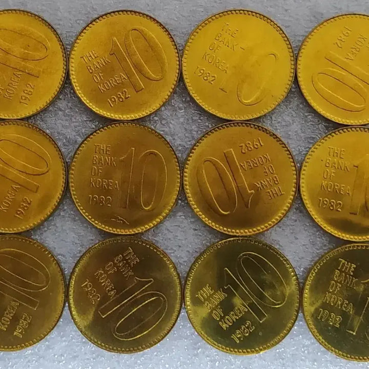 [BUNJANG] 1982 Korean 10 Won Coins / 1982년 10원 미사용주화 6개