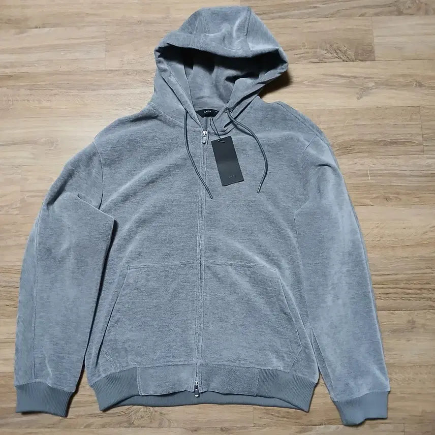 [BUNJANG] Andz Chenille Hooded Zip-up Jacket / 택붙은 미사용 andz 앤드지 셔닐사 후드집업 자켓