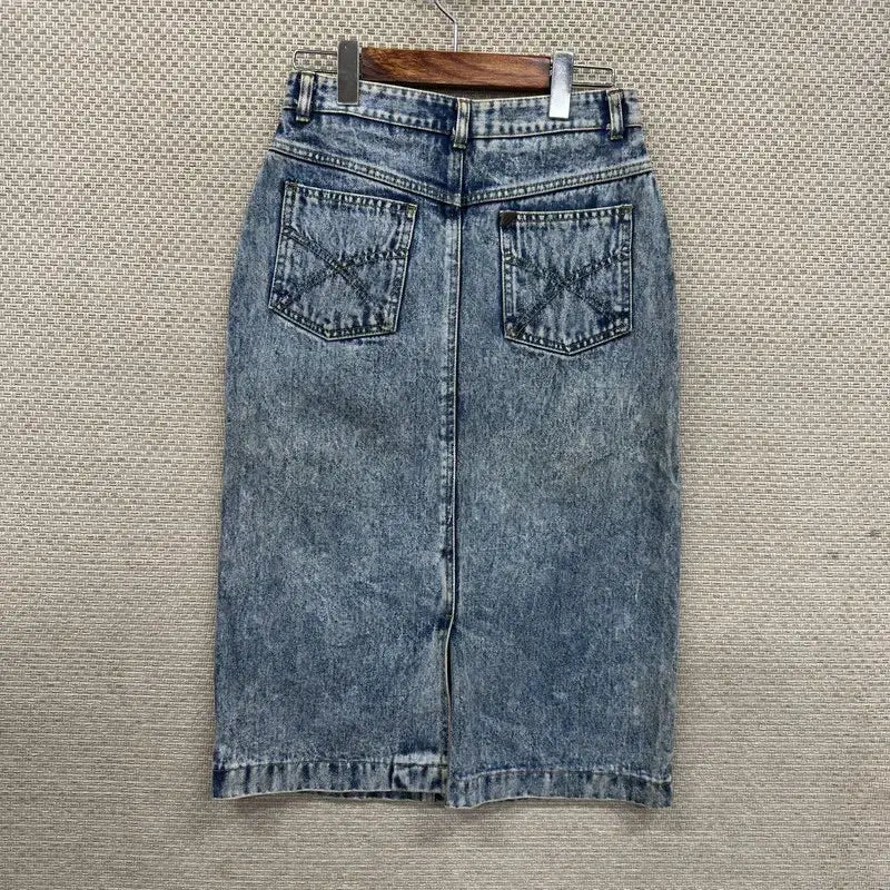 [BUNJANG] Vintage Old School Denim Skirt / 빈티지 올드스쿨 데님 스커트 65 M13558