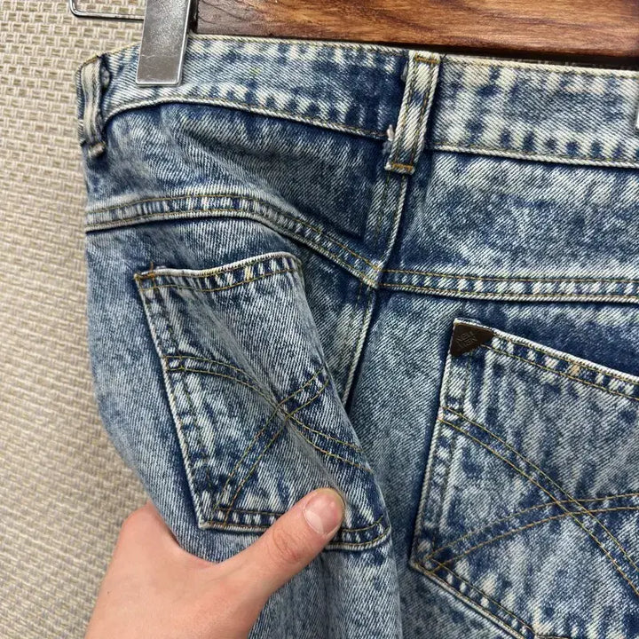 [BUNJANG] Vintage Old School Denim Skirt / 빈티지 올드스쿨 데님 스커트 65 M13558