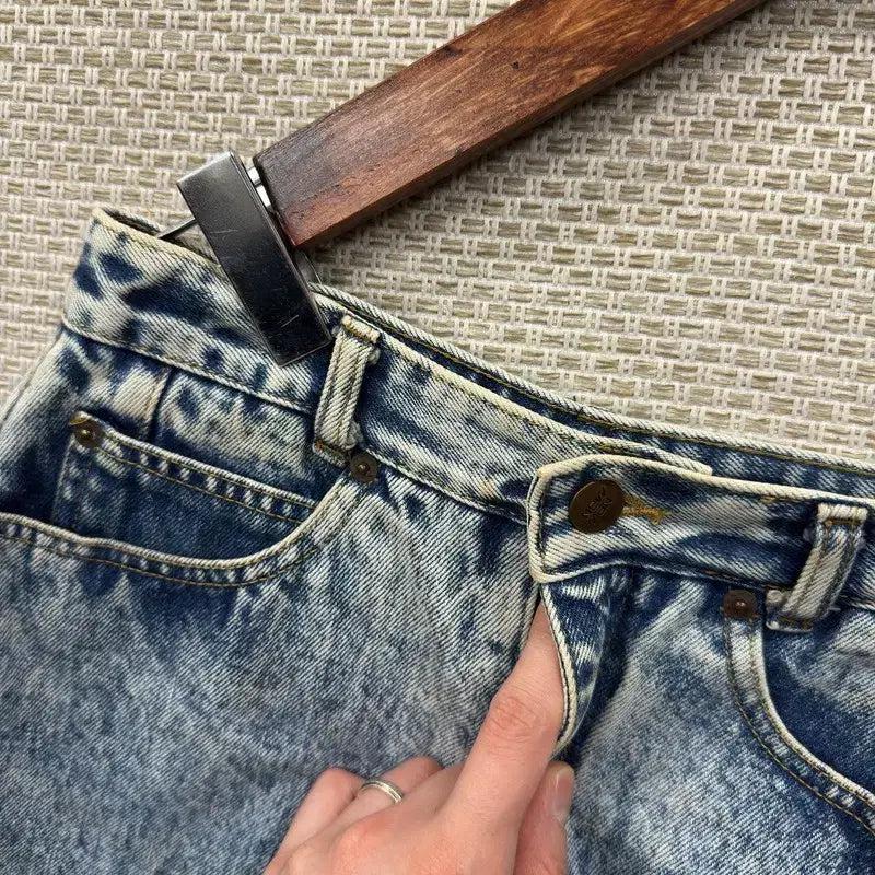 [BUNJANG] Vintage Old School Denim Skirt / 빈티지 올드스쿨 데님 스커트 65 M13558