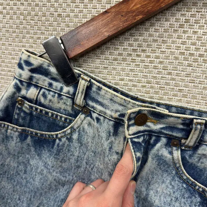[BUNJANG] Vintage Old School Denim Skirt / 빈티지 올드스쿨 데님 스커트 65 M13558