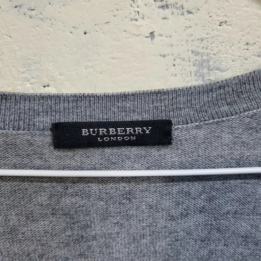 [BUNJANG] Burberry London Check Knit Cardigan / 버버리런던 체크 니트 가디건