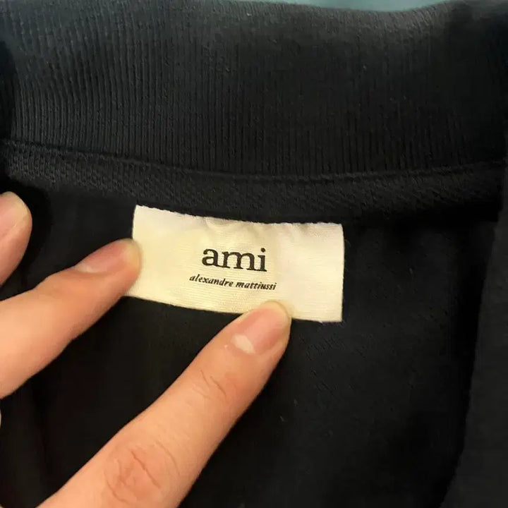 [SOLD OUT] AMI de Coeur Polo shirt black