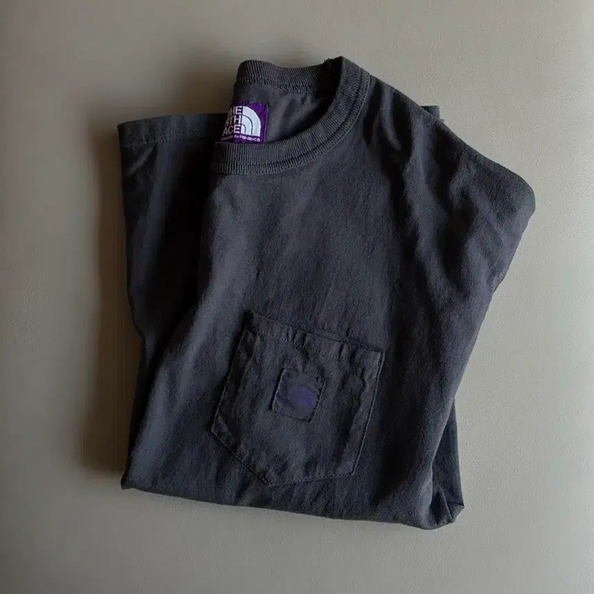 [BUNJANG] The North Face Purple Label Pocket T-shirt Charcoal / 25ss 노스페이스 퍼플라벨 7oz field graphic tee