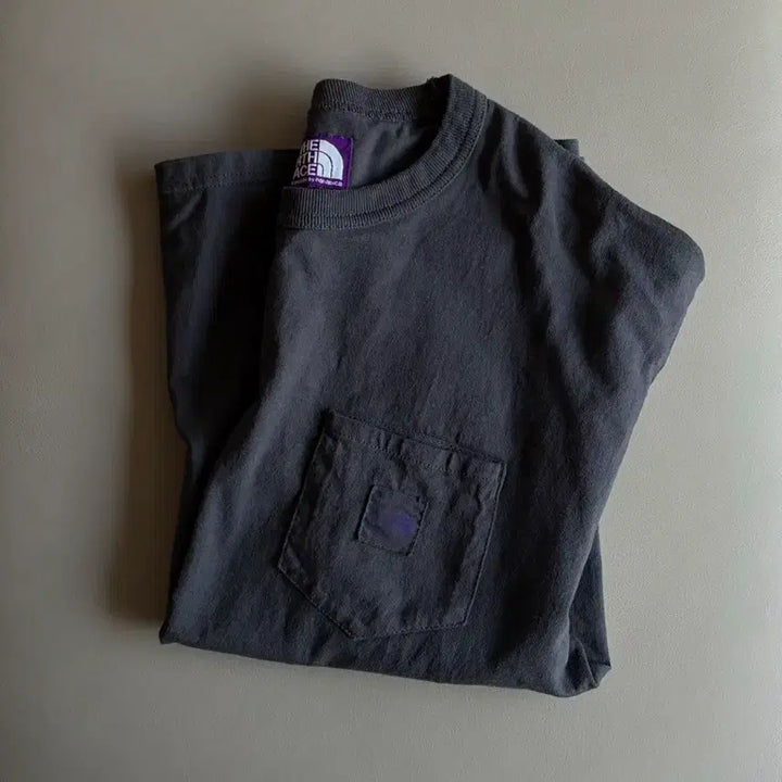 [BUNJANG] The North Face Purple Label Pocket T-shirt Charcoal / 25ss 노스페이스 퍼플라벨 7oz field graphic tee