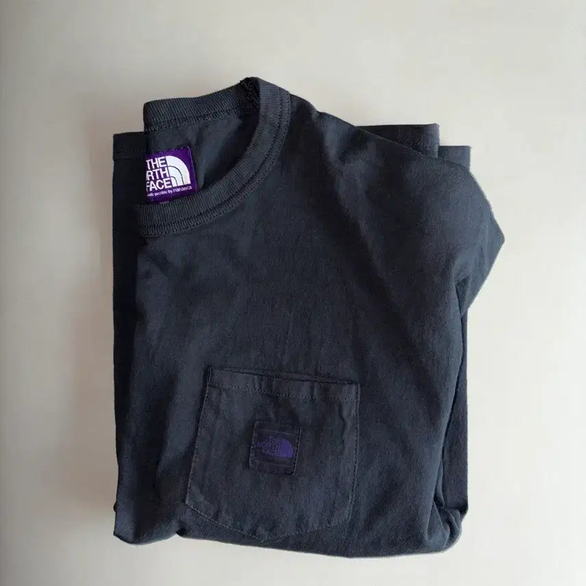[BUNJANG] The North Face Purple Label Pocket T-shirt Charcoal / 25ss 노스페이스 퍼플라벨 7oz field graphic tee