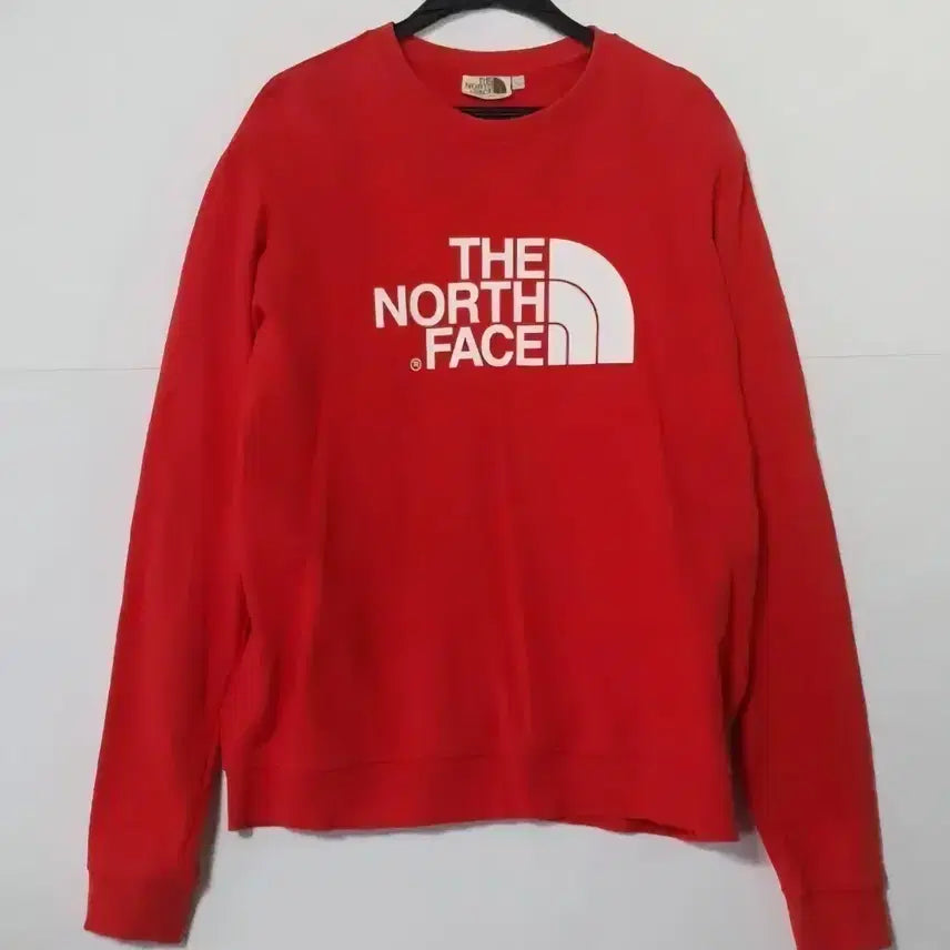 [SOLD OUT] 노스페이스 빨간색 맨투맨 사이즈 100
