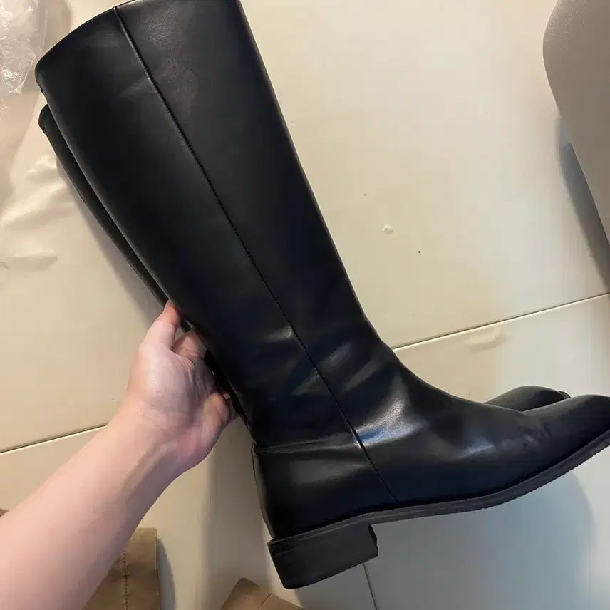 [BUNJANG] Taktroime Basic Flat Long Boots 250 Size / 타크트로이메 베이직 플랫 롱 부츠 250 사이즈