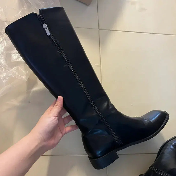 [BUNJANG] Taktroime Basic Flat Long Boots 250 Size / 타크트로이메 베이직 플랫 롱 부츠 250 사이즈
