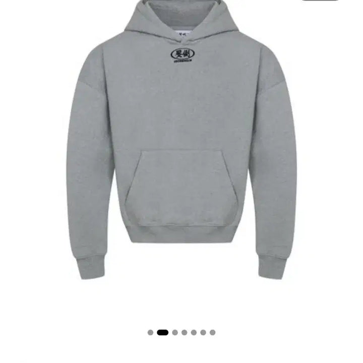 [BUNJANG] Abdo Basic Logo Gray Hoodie / 압도