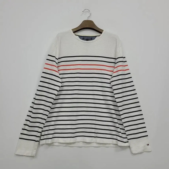 [BUNJANG] Tommy Hilfiger Striped Long Sleeve T-Shirt XXL / 타미힐피거 스트라이프 긴팔티/XXL/앨리스/598