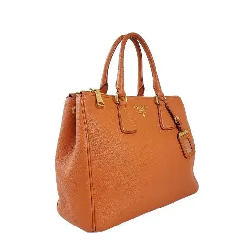[BUNJANG] Prada BN2420 Vitello Daino Leather Tote Bag / 정품 프라다 BN2420 비텔로 다이노 가죽 토트백