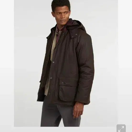 [BUNJANG] Barbour Brown Bedale Jacket / 바버 브라운 왁스 비데일 자켓