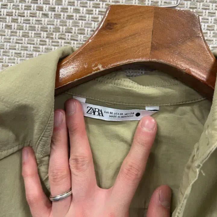 [BUNJANG] ZARA Oversized Casual Long Sleeve Shirt / 자라 ZARA 캐주얼 오버핏 긴팔 셔츠 M A07361