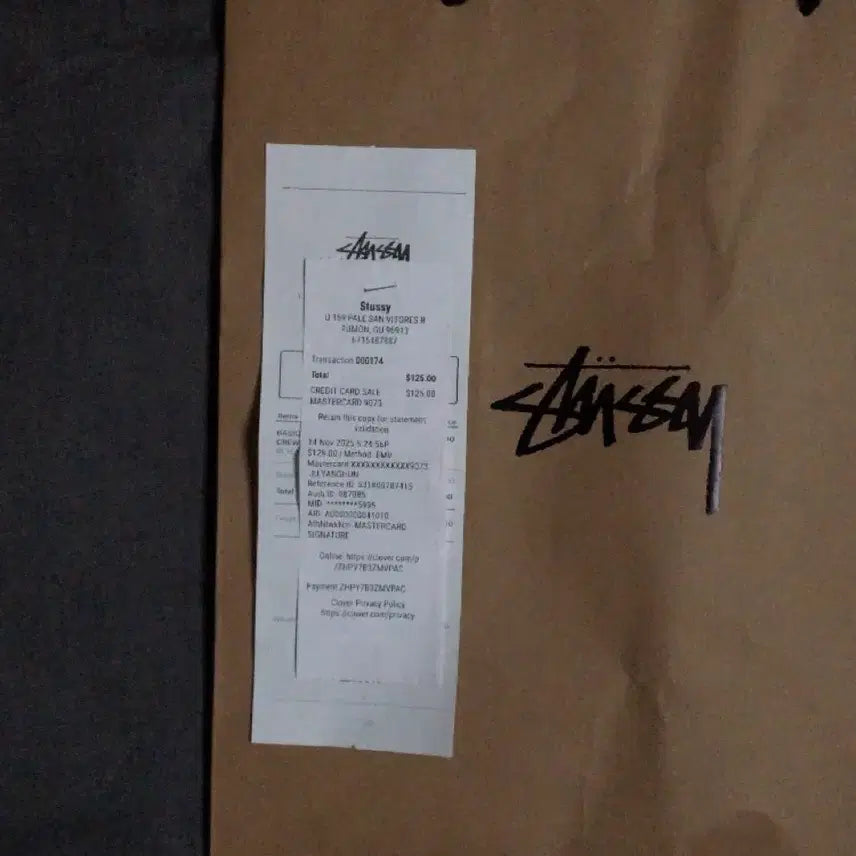 [BUNJANG] Stussy Pigment Dyed Crewneck Sweatshirt (Black, L) / 스투시 피그먼트 맨투맨 블랙 L
