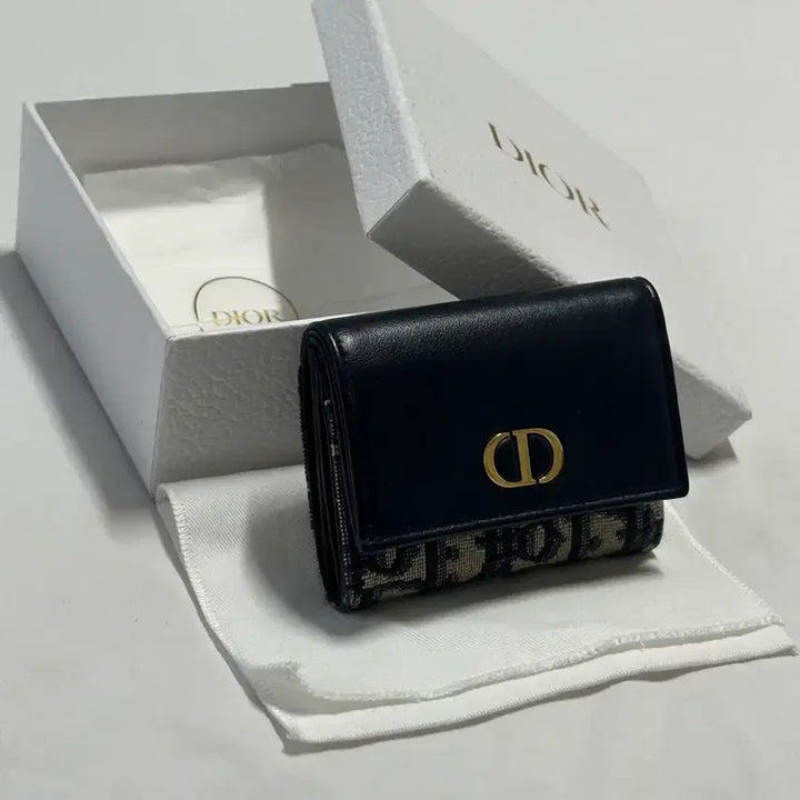 [BUNJANG] Dior Montaigne Oblique Medium Wallet / 디올 몽테인 몽테뉴 중지갑