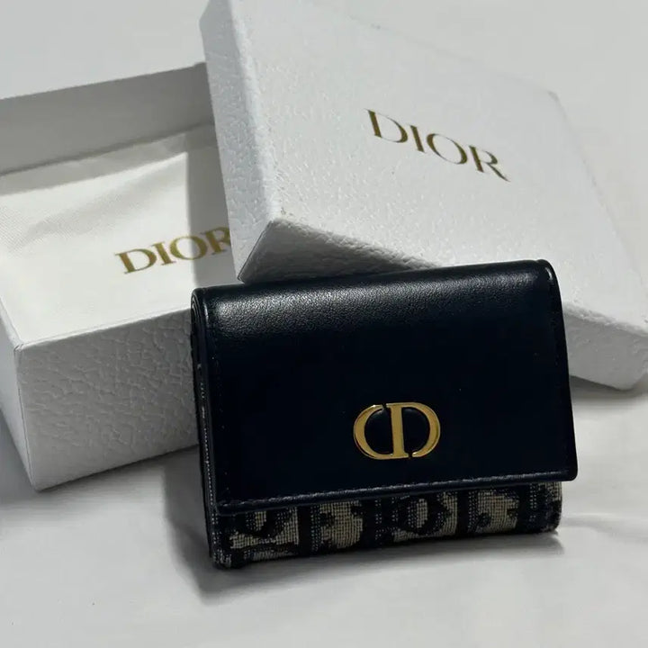 [BUNJANG] Dior Montaigne Oblique Medium Wallet / 디올 몽테인 몽테뉴 중지갑
