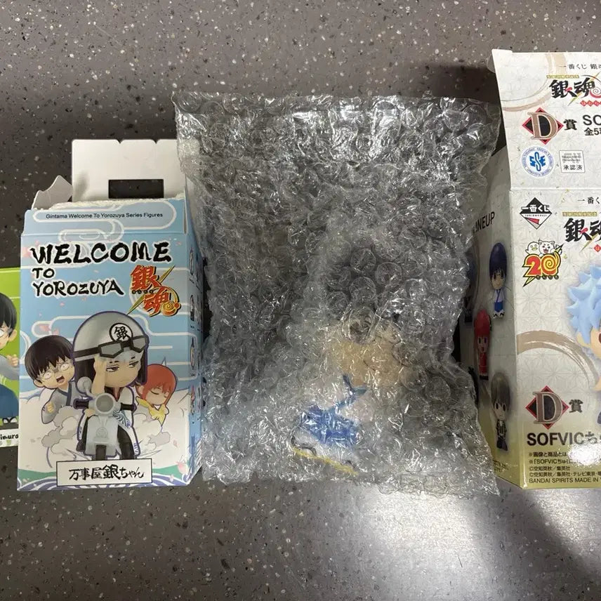 [BUNJANG] Gintama Shinpachi Figure Bundle Set / 은혼 소프빅 D상 피규어 신파치 팝마트 요로즈야 일괄