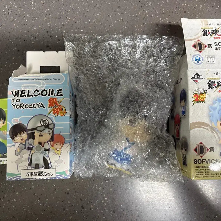 [BUNJANG] Gintama Shinpachi Figure Bundle Set / 은혼 소프빅 D상 피규어 신파치 팝마트 요로즈야 일괄