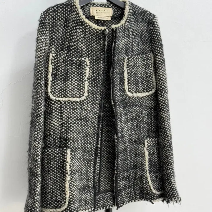 [BUNJANG] MARNI Lana Wool Tweed Jacket / 정품 마르니 MARNI 라나울100% 트위드 자켓