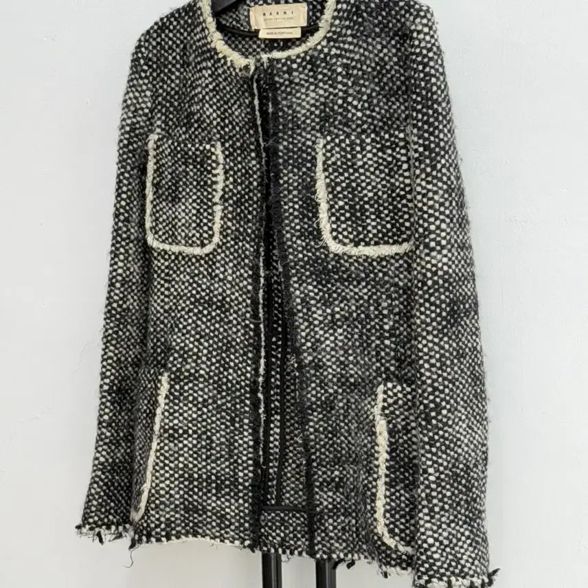 [BUNJANG] MARNI Lana Wool Tweed Jacket / 정품 마르니 MARNI 라나울100% 트위드 자켓