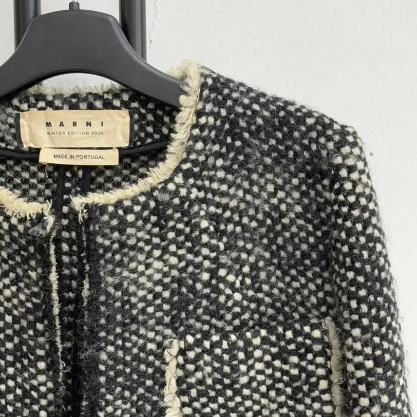 [BUNJANG] MARNI Lana Wool Tweed Jacket / 정품 마르니 MARNI 라나울100% 트위드 자켓