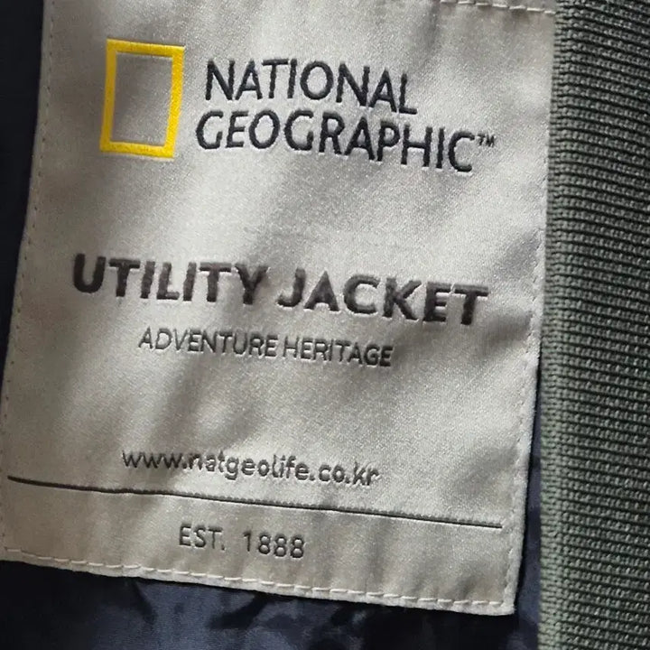 [BUNJANG] National Geographic Leptonic Pocket Point Flight Jacket / 내셔널지오그래픽 렙토닉 포켓 포인트 항공점퍼