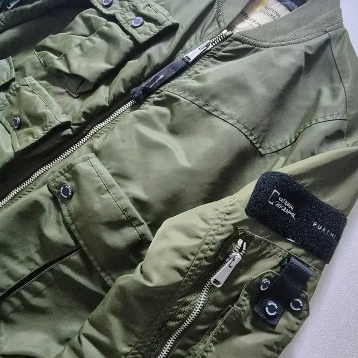 [BUNJANG] National Geographic Leptonic Pocket Point Flight Jacket / 내셔널지오그래픽 렙토닉 포켓 포인트 항공점퍼