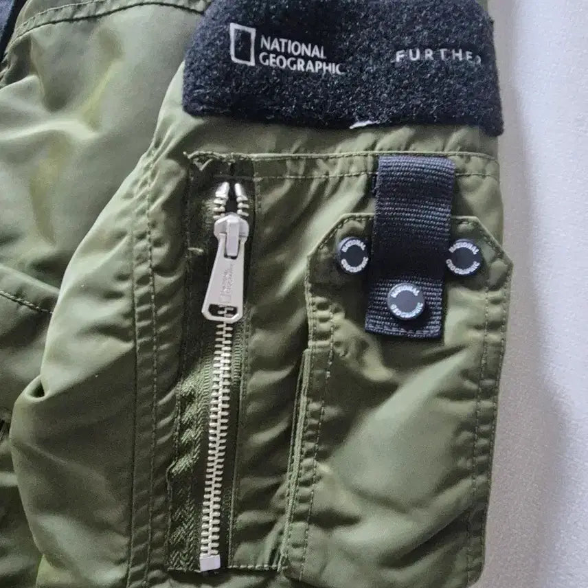 [BUNJANG] National Geographic Leptonic Pocket Point Flight Jacket / 내셔널지오그래픽 렙토닉 포켓 포인트 항공점퍼
