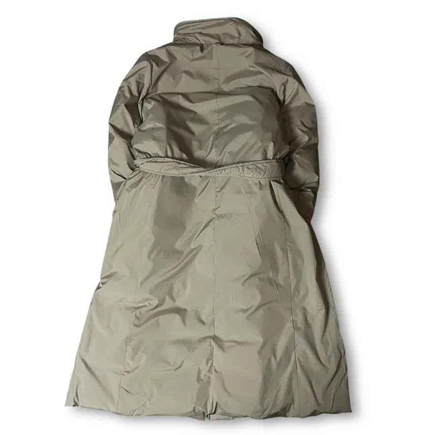 [BUNJANG] Giverny Poly Khaki Long Lightweight Padding Jacket (Size 100) / 지베르니 폴리 카키 롱 경량 패딩 100