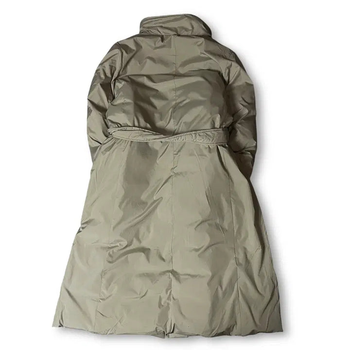 [BUNJANG] Giverny Poly Khaki Long Lightweight Padding Jacket (Size 100) / 지베르니 폴리 카키 롱 경량 패딩 100