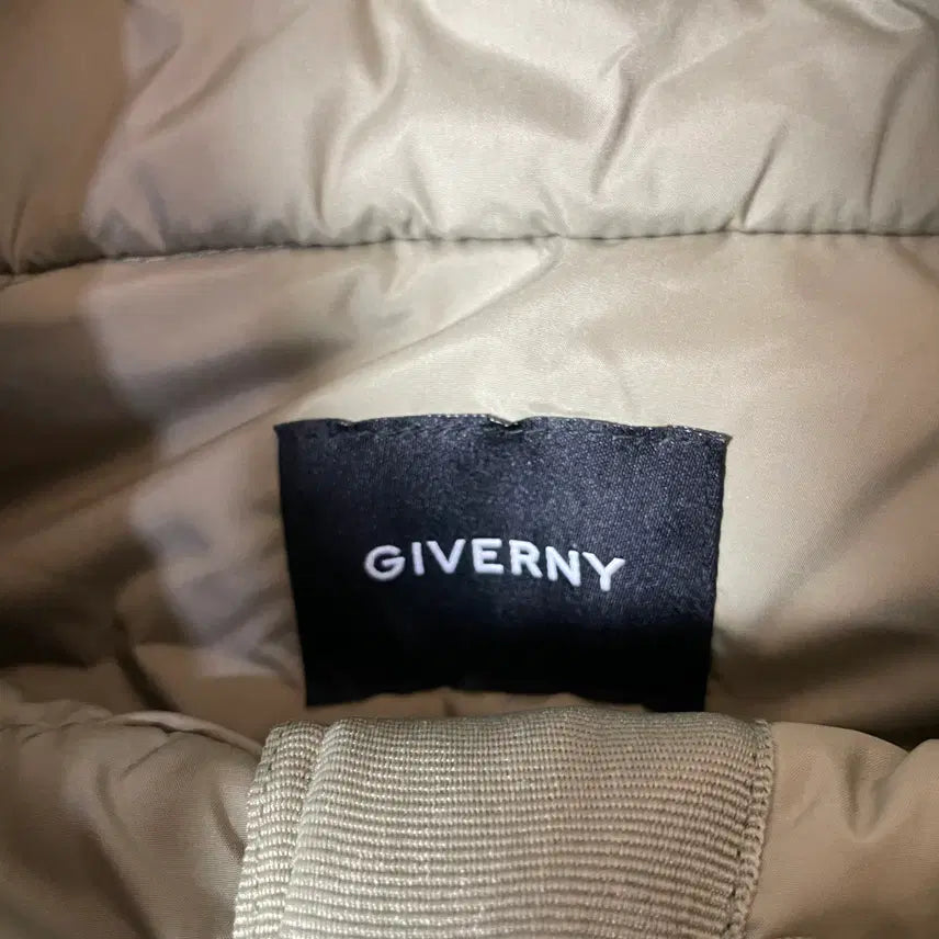 [BUNJANG] Giverny Poly Khaki Long Lightweight Padding Jacket (Size 100) / 지베르니 폴리 카키 롱 경량 패딩 100