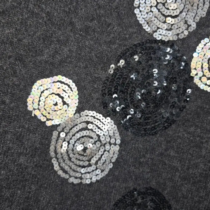 [BUNJANG] Italian Cashmere Turtleneck Sequin Knit / 이탈리아 캐시미어100 터틀넥 스팽글 니트 A30008