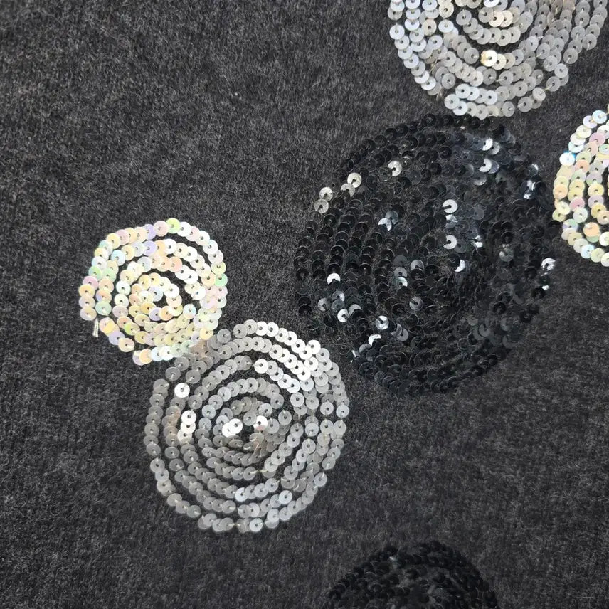 [BUNJANG] Italian Cashmere Turtleneck Sequin Knit / 이탈리아 캐시미어100 터틀넥 스팽글 니트 A30008