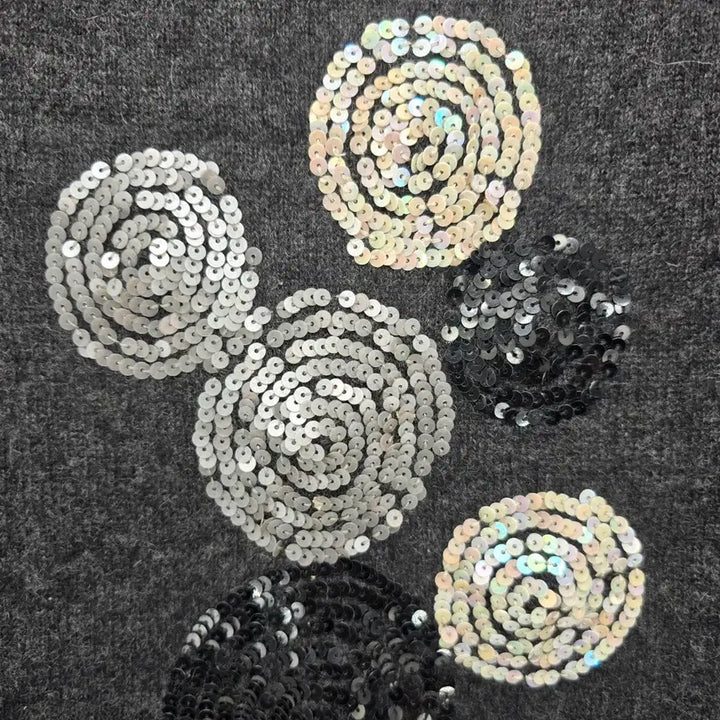 [BUNJANG] Italian Cashmere Turtleneck Sequin Knit / 이탈리아 캐시미어100 터틀넥 스팽글 니트 A30008