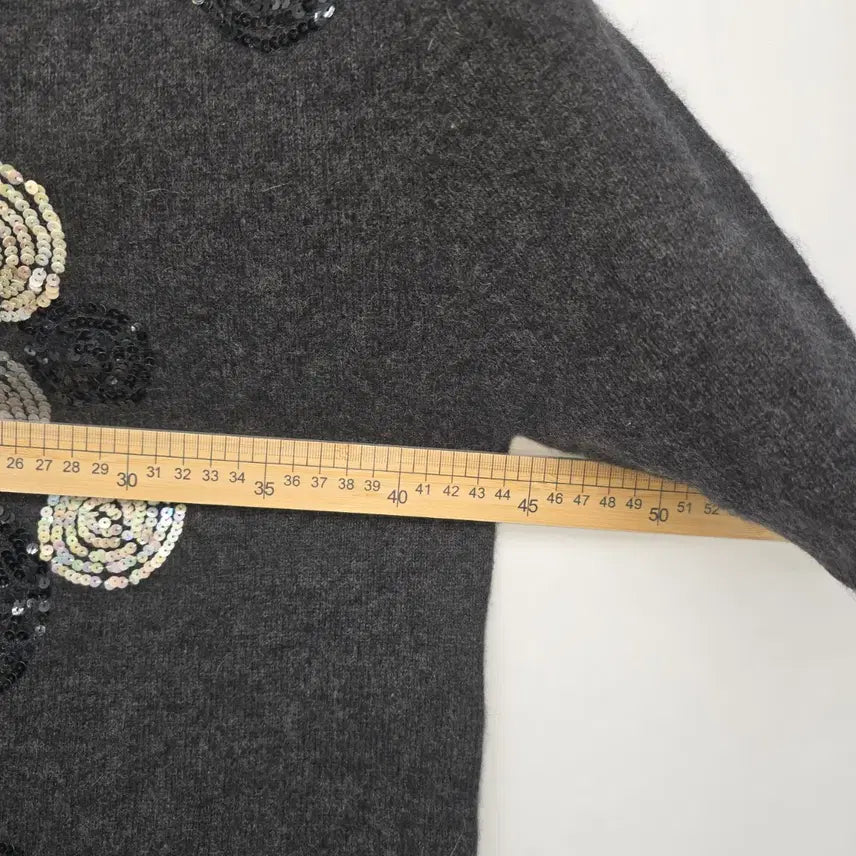 [BUNJANG] Italian Cashmere Turtleneck Sequin Knit / 이탈리아 캐시미어100 터틀넥 스팽글 니트 A30008