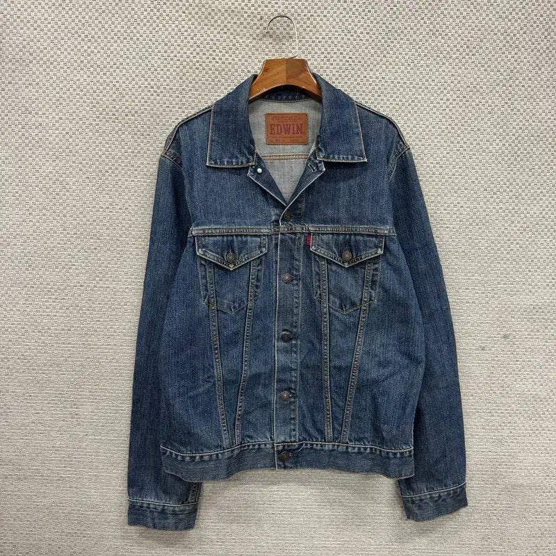 [BUNJANG] Edwin 503 Vintage Denim Jacket XL / 에드윈 503 빈티지 데님 청자켓 XL A07359