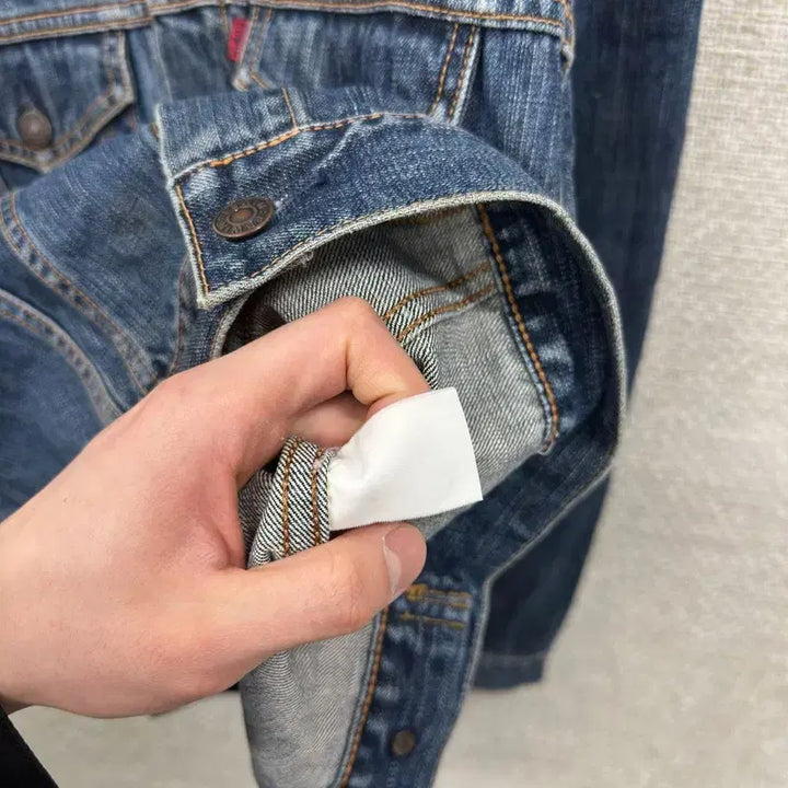 [BUNJANG] Edwin 503 Vintage Denim Jacket XL / 에드윈 503 빈티지 데님 청자켓 XL A07359