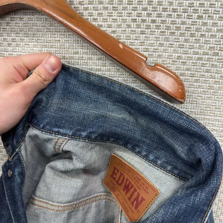 [BUNJANG] Edwin 503 Vintage Denim Jacket XL / 에드윈 503 빈티지 데님 청자켓 XL A07359