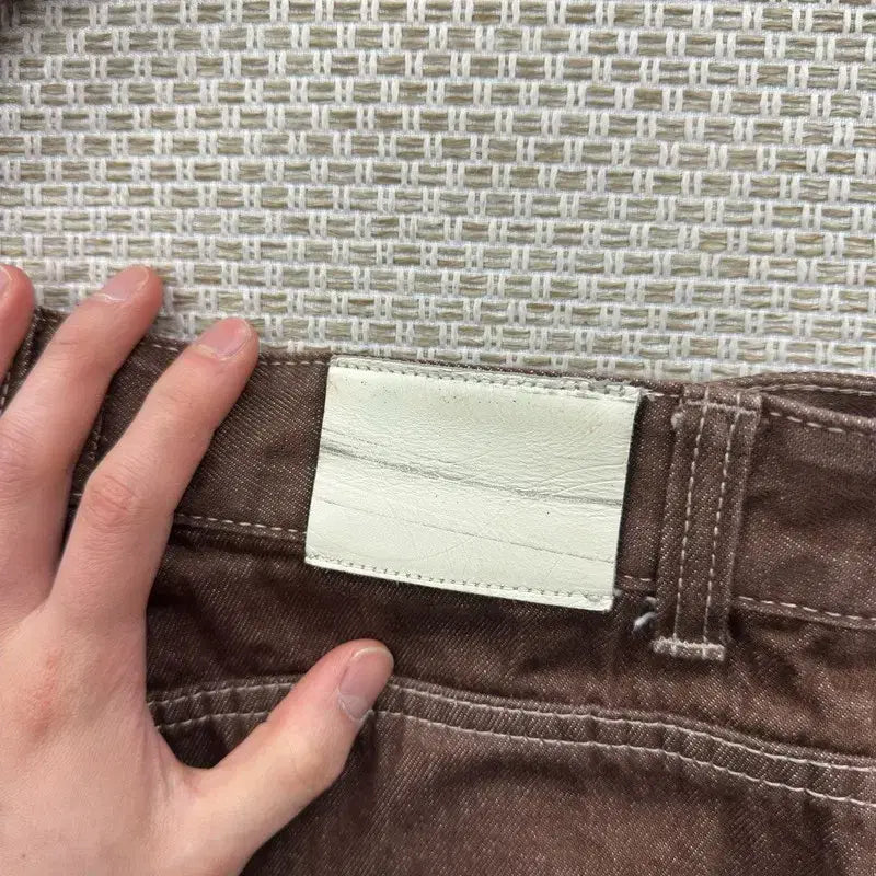[BUNJANG] Vintage Street Brown Denim Pants / 빈티지 스트릿 브라운 데님바지 50 M13563