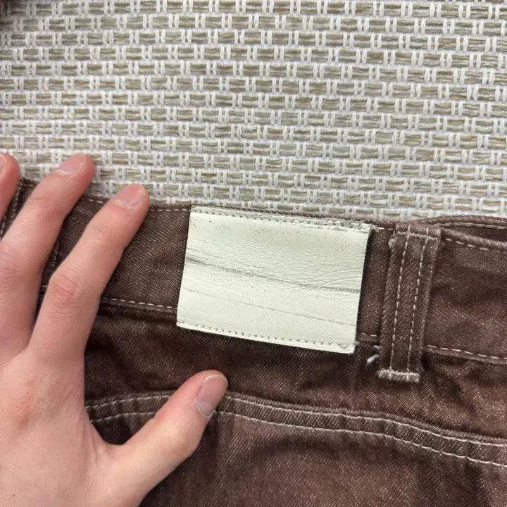 [BUNJANG] Vintage Street Brown Denim Pants / 빈티지 스트릿 브라운 데님바지 50 M13563