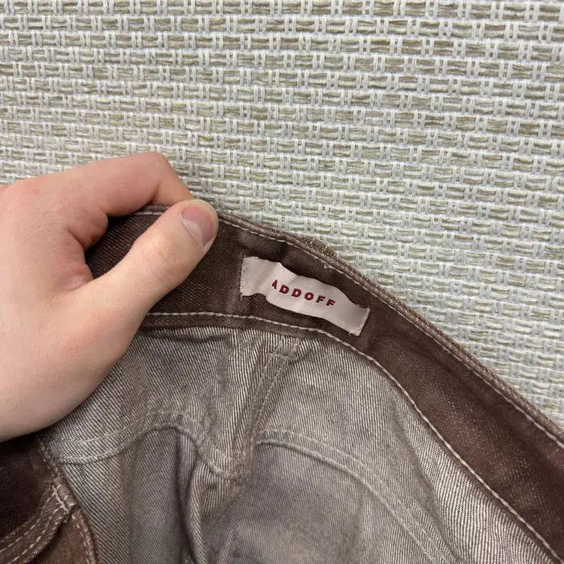 [BUNJANG] Vintage Street Brown Denim Pants / 빈티지 스트릿 브라운 데님바지 50 M13563