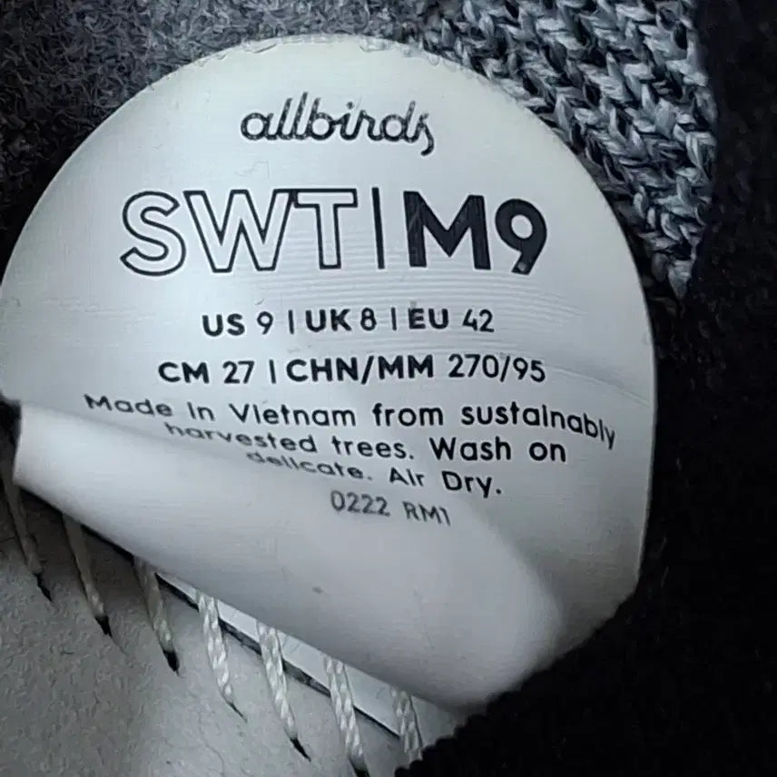 [BUNJANG] Allbirds Trail Running Shoes 270 / 270 올버즈 트레일 러닝화 운동화 [1180]